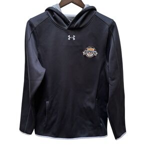 Under Armour‎ Ripken Baseball Hoodie Sweatshirt Men's Small Black Embroidered